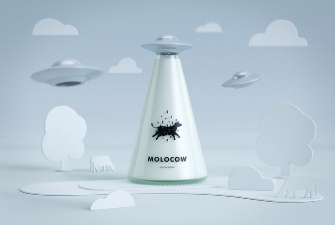 spaceship milk bottle