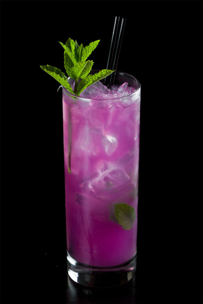 collins avenue purple cocktail