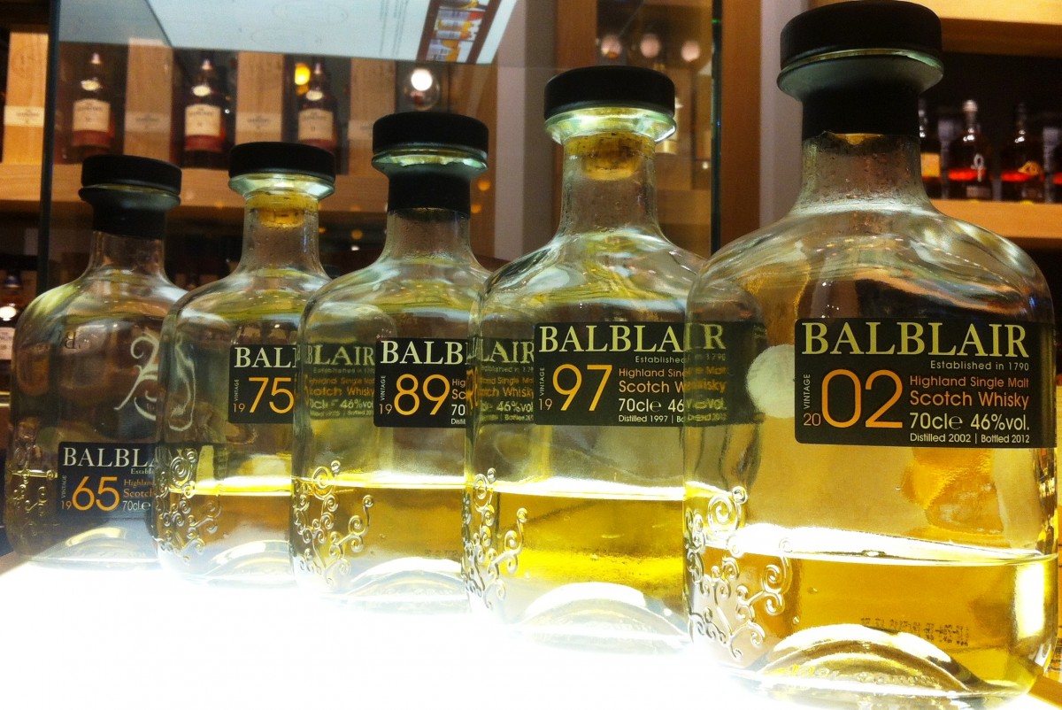 balblair vintages whiskies