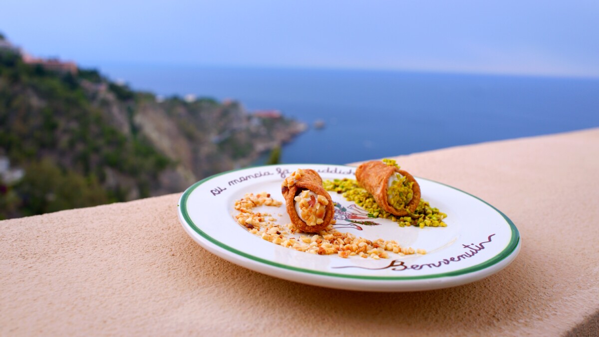 Taormina Cannoli from Anciovi Restaurant