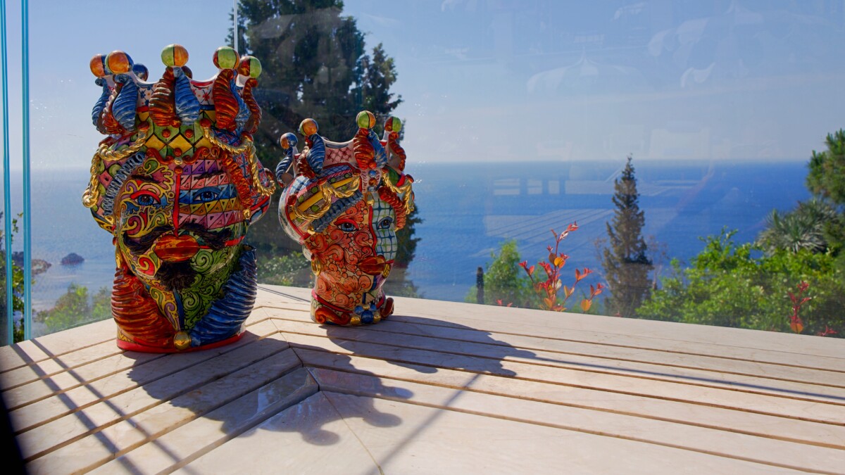 Taormina Sicily Moors Prince and Lover Sculpture