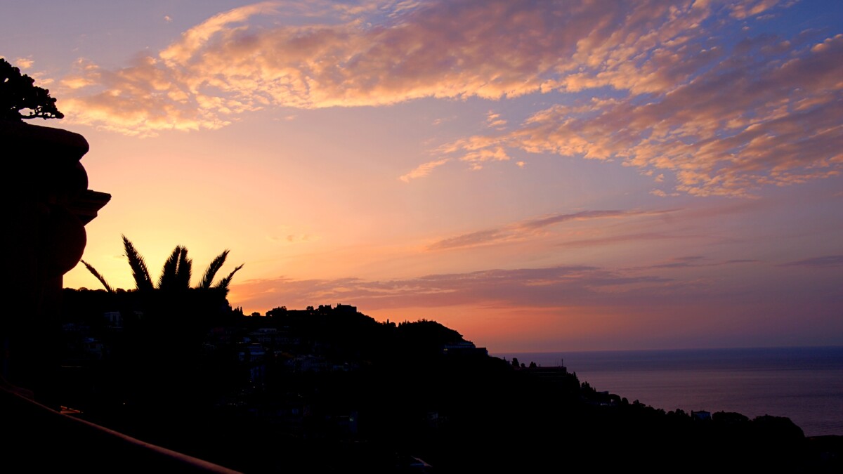 Taormina sunrise Sicily